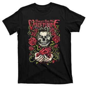 Bleeding Heart Skull Bullet For My Valentine T-Shirt