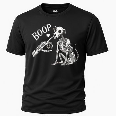 Boop Hand Skeleton And Dog Cooling Performance Crew T-Shirt