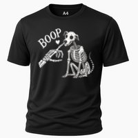 Boop Hand Skeleton And Dog Cooling Performance Crew T-Shirt