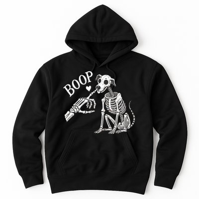 Boop Hand Skeleton And Dog Hoodie