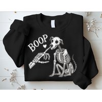 Boop Hand Skeleton And Dog Sweatshirt
