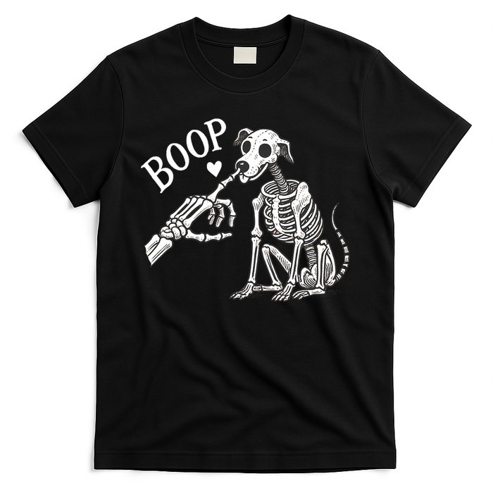 Boop Hand Skeleton And Dog T-Shirt