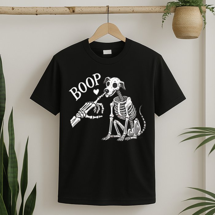 Boop Hand Skeleton And Dog T-Shirt