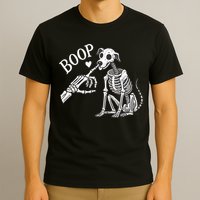 Boop Hand Skeleton And Dog T-Shirt