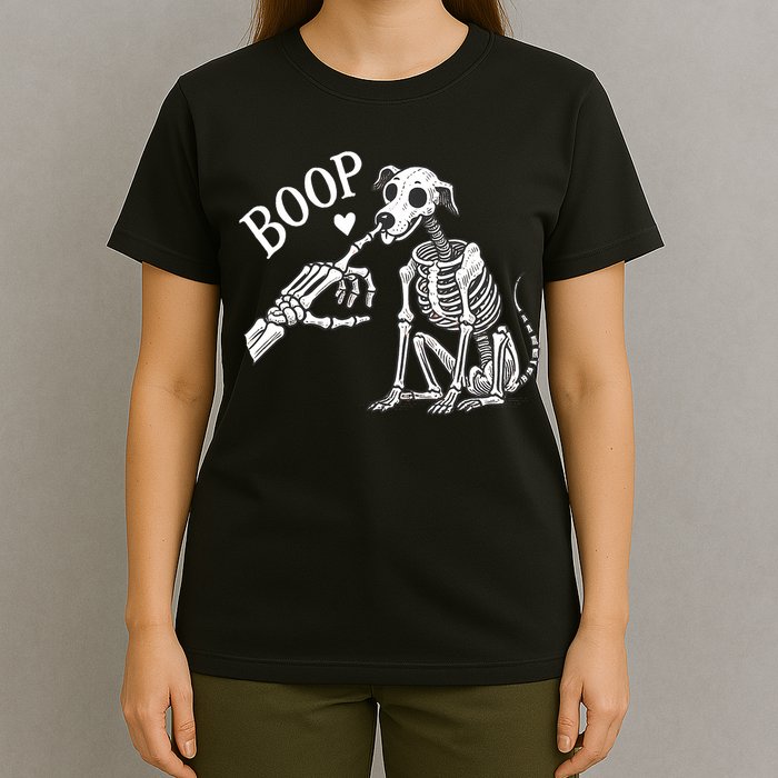 Boop Hand Skeleton And Dog T-Shirt