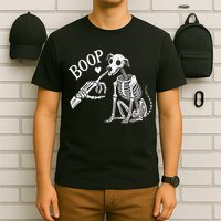 Boop Hand Skeleton And Dog T-Shirt