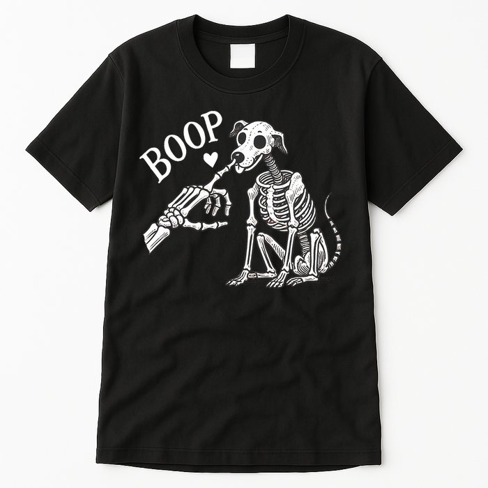 Boop Hand Skeleton And Dog Tall T-Shirt