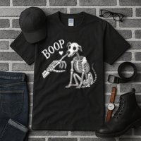 Boop Hand Skeleton And Dog Tall T-Shirt