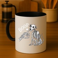 Boop Hand Skeleton And Dog Mug