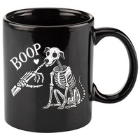 Boop Hand Skeleton And Dog 11oz C Handle Ceramic Mug