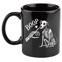 Boop Hand Skeleton And Dog 11oz C Handle Ceramic Mug