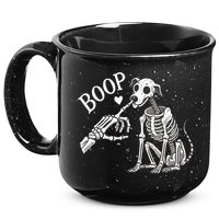 Boop Hand Skeleton And Dog 15oz Campfire Ceramic Mug