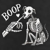 Boop Hand Skeleton And Dog Beanie