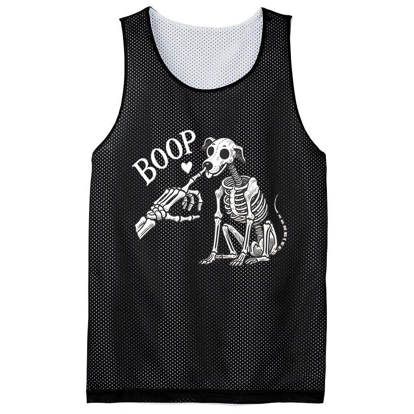 Boop Hand Skeleton And Dog Mesh Reversible Basketball Jersey Tank