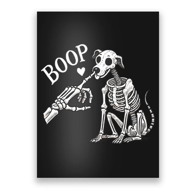 Boop Hand Skeleton And Dog Poster