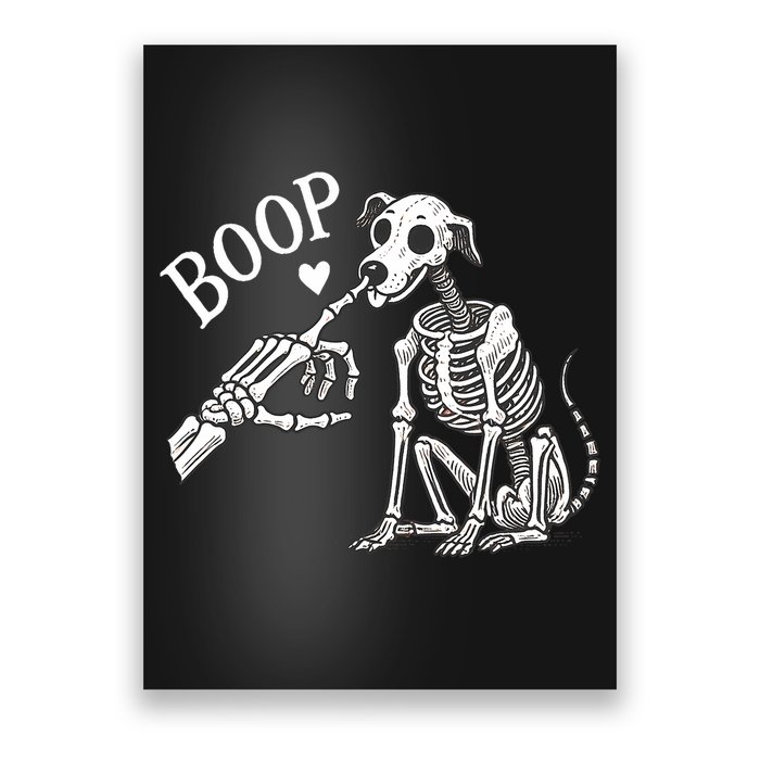 Boop Hand Skeleton And Dog Poster