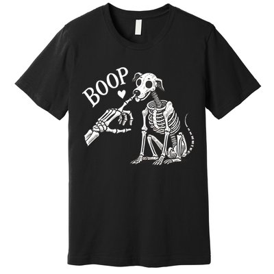 Boop Hand Skeleton And Dog Premium T-Shirt
