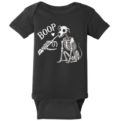 Boop Hand Skeleton And Dog Baby Bodysuit