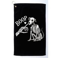 Boop Hand Skeleton And Dog Golf Towel