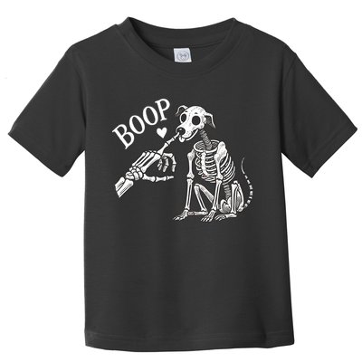 Boop Hand Skeleton And Dog Toddler T-Shirt