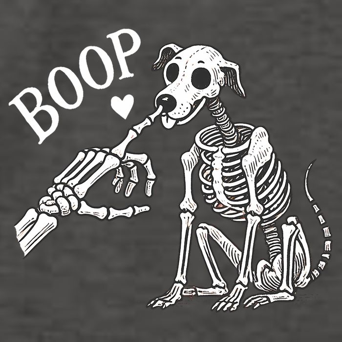 Boop Hand Skeleton And Dog Vector Backpack