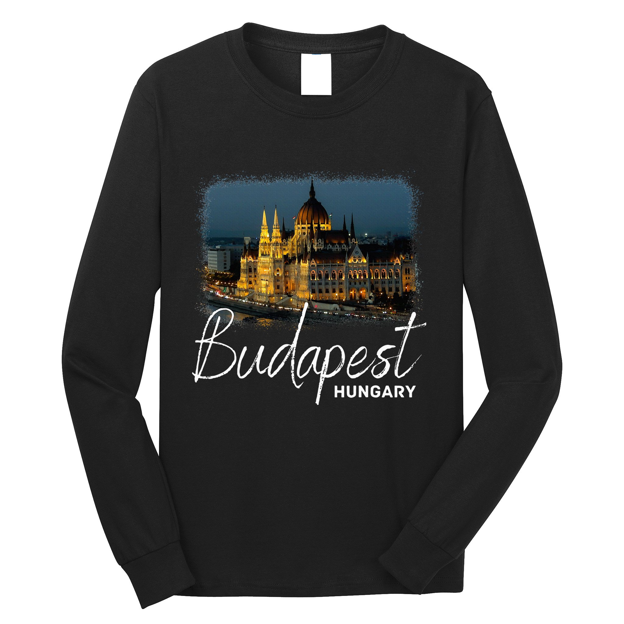 Budapest Hungary Souvenir Budapest Long Sleeve Shirt