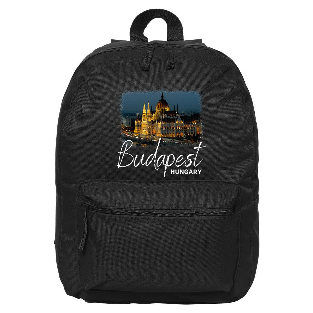 Budapest Hungary Souvenir Budapest 16 in Basic Backpack