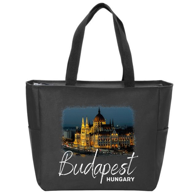 Budapest Hungary Souvenir Budapest Zip Tote Bag