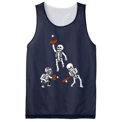 Baseball Halloween Skeletons Hitter Catcher Boy Mesh Reversible Basketball Jersey Tank