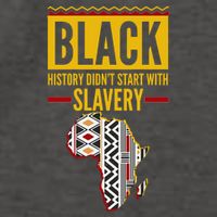 Black History DidnT Start With Slavery Africa Map Vector Backpack