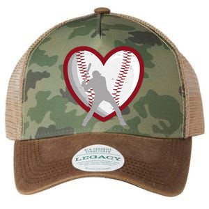 Baseball Heart Sport Lover Legacy Tie Dye Trucker Hat