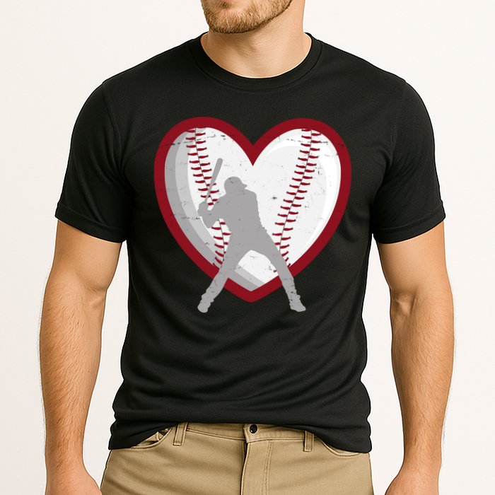 Baseball Heart Sport Lover Performance Shirt