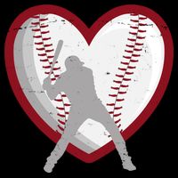 Baseball Heart Sport Lover Performance Shirt