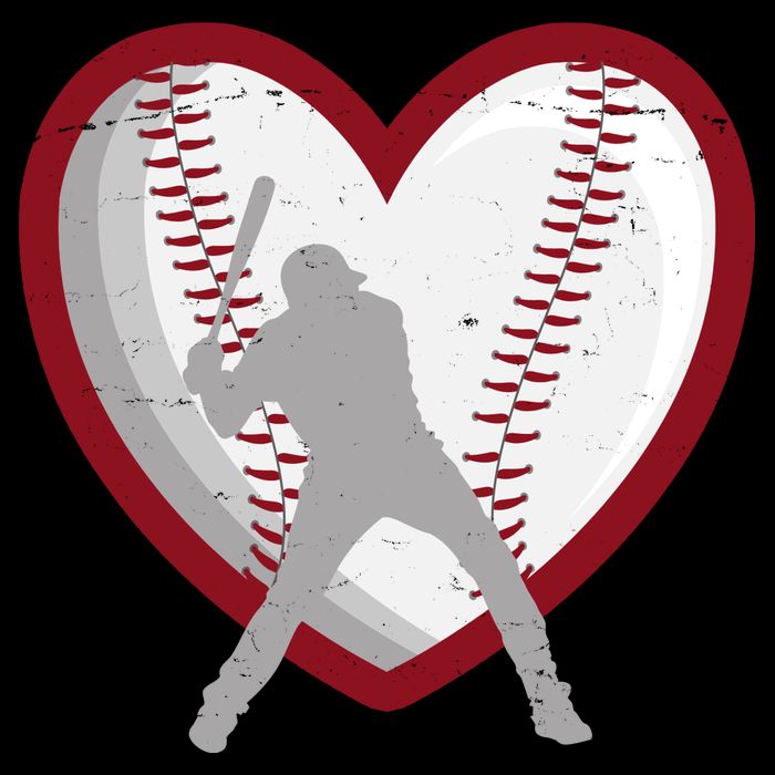 Baseball Heart Sport Lover Performance Shirt