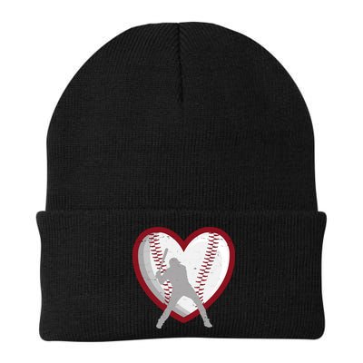 Baseball Heart Sport Lover Beanie