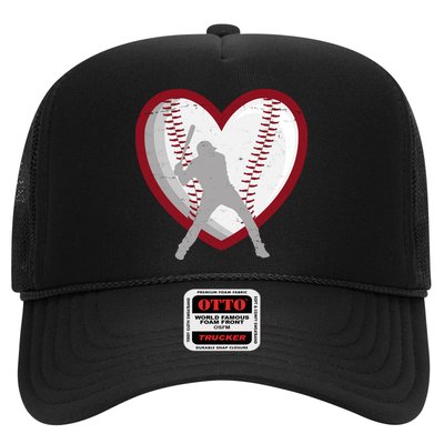 Baseball Heart Sport Lover Trucker Hat