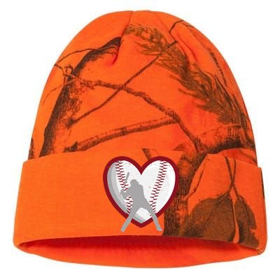 Baseball Heart Sport Lover Kati Licensed 12" Camo Beanie