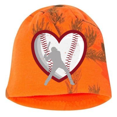 Baseball Heart Sport Lover Kati - Camo Knit Beanie