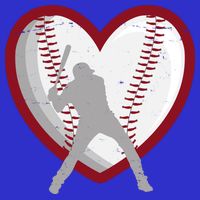 Baseball Heart Sport Lover Tall T-Shirt