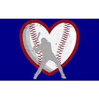 Baseball Heart Sport Lover Bumper Sticker