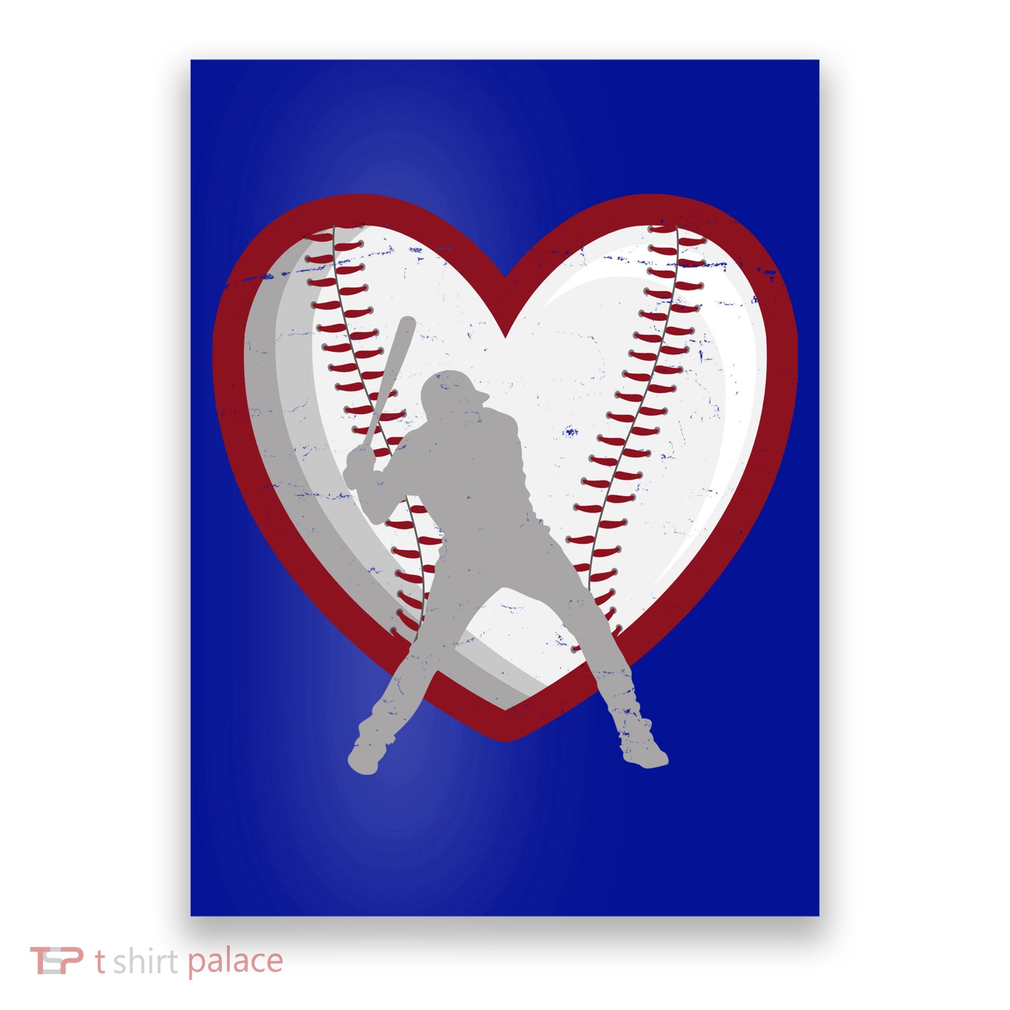 Baseball Heart Sport Lover Poster