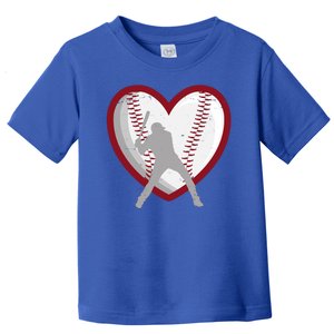 Baseball Heart Sport Lover Toddler T-Shirt