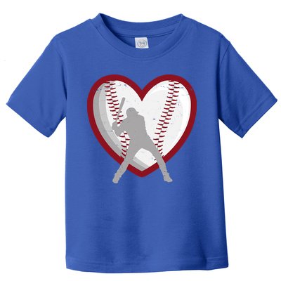 Baseball Heart Sport Lover Toddler T-Shirt