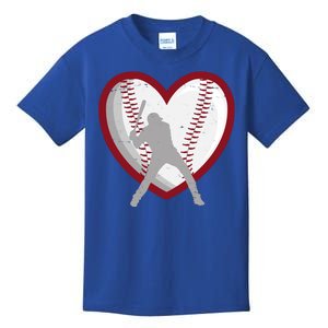 Baseball Heart Sport Lover Kids T-Shirt