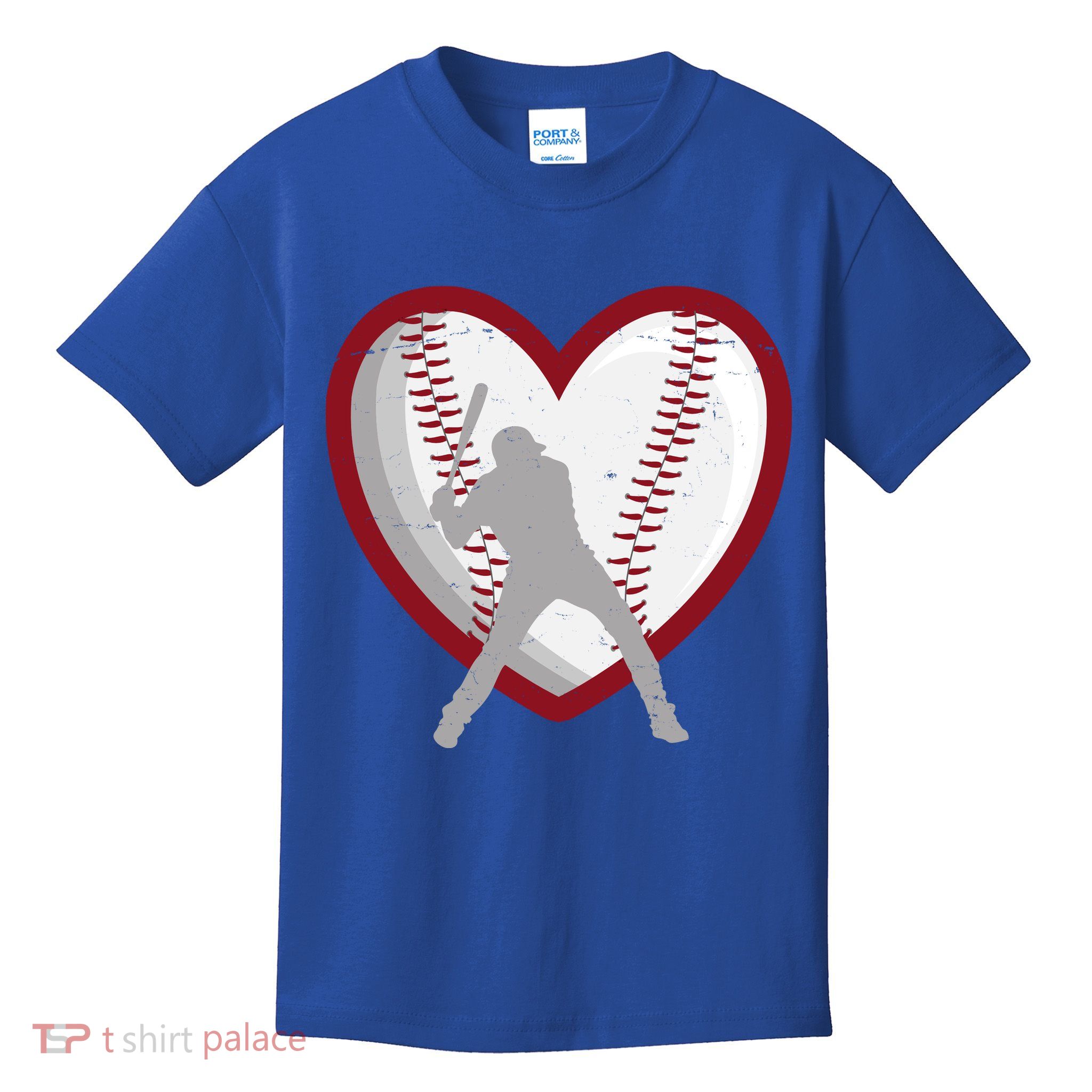 Baseball Heart Sport Lover Kids T-Shirt