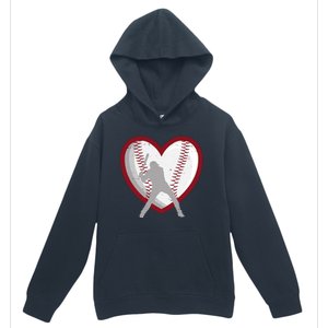 Baseball Heart Sport Lover Urban Pullover Hoodie