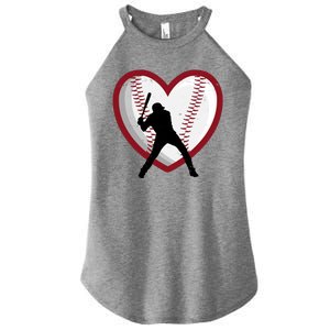 Baseball Heart Sport Lover Women's Perfect Tri Rocker Tank