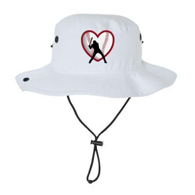 Baseball Heart Sport Lover Legacy Cool Fit Booney Bucket Hat