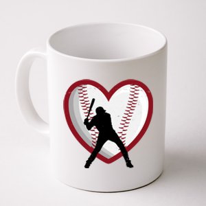 Baseball Heart Sport Lover Coffee Mug