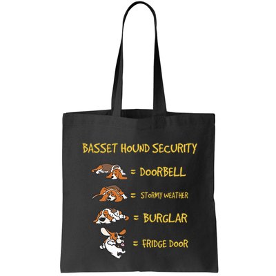 Basset Hound Security Gifts Funny Costume For Clothing Bag